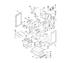 Whirlpool YGFE471LVQ1 chassis parts diagram