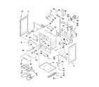 Whirlpool GFE461LVQ1 chassis parts diagram