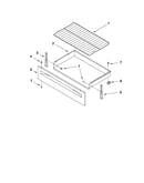 Drawer and rack parts