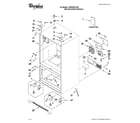 Whirlpool GI6FDRXXY05 cabinet parts diagram