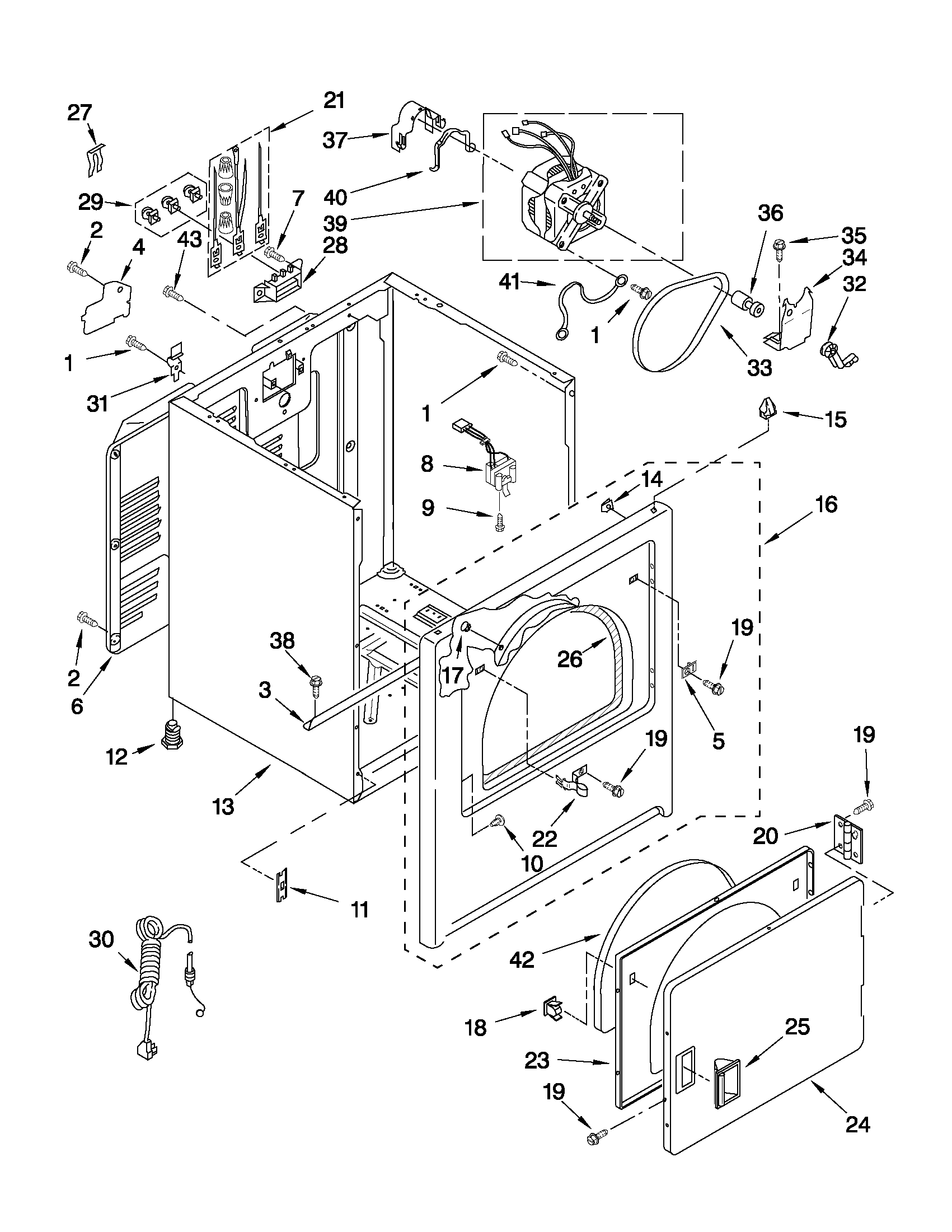 Cabinet parts