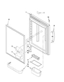 Refrigerator door parts
