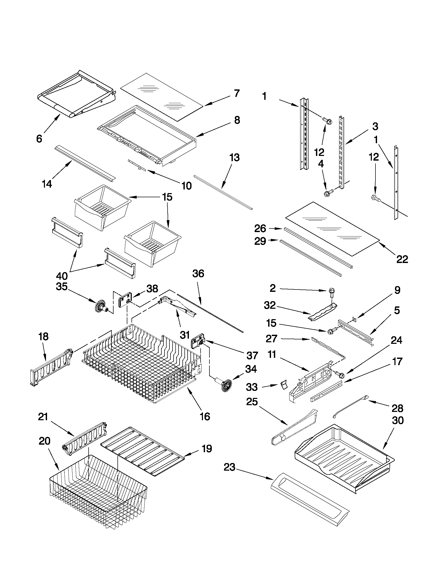 SHELF PARTS