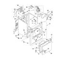 Whirlpool 4PWED5905SW1 cabinet parts diagram