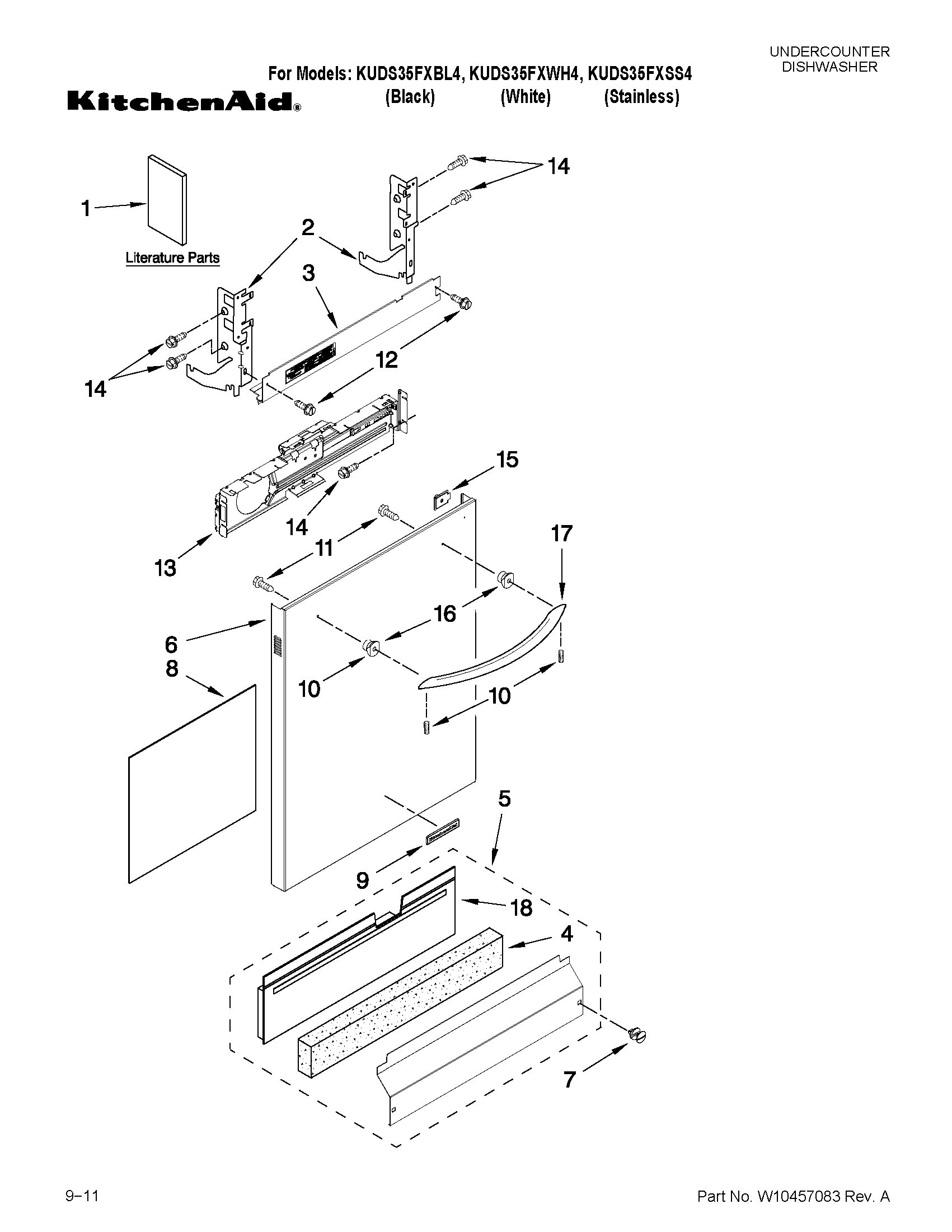 Door and panel parts