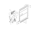 KitchenAid KUDS35FXBL4 inner door parts diagram