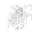 KitchenAid KUDS35FXSS4 tub and frame parts diagram