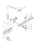 Upper wash and rinse parts