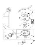 Pump, washarm and motor parts