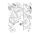 Amana NGD7300WW0 bulkhead parts diagram