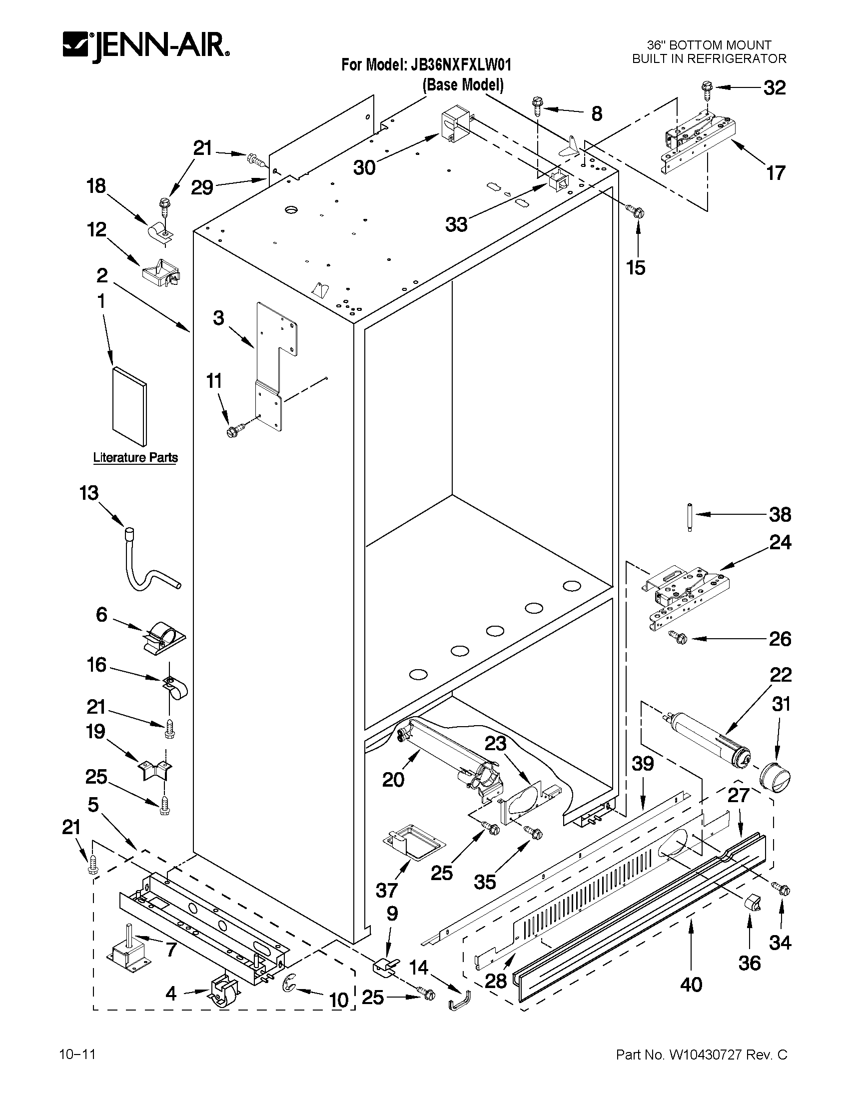 Cabinet parts