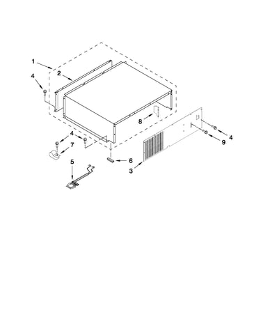 Top grille and unit cover parts