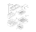 Jenn-Air JB36NXFXLW01 shelf parts diagram