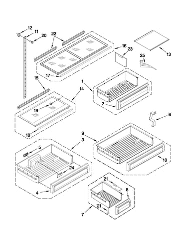 Shelf parts
