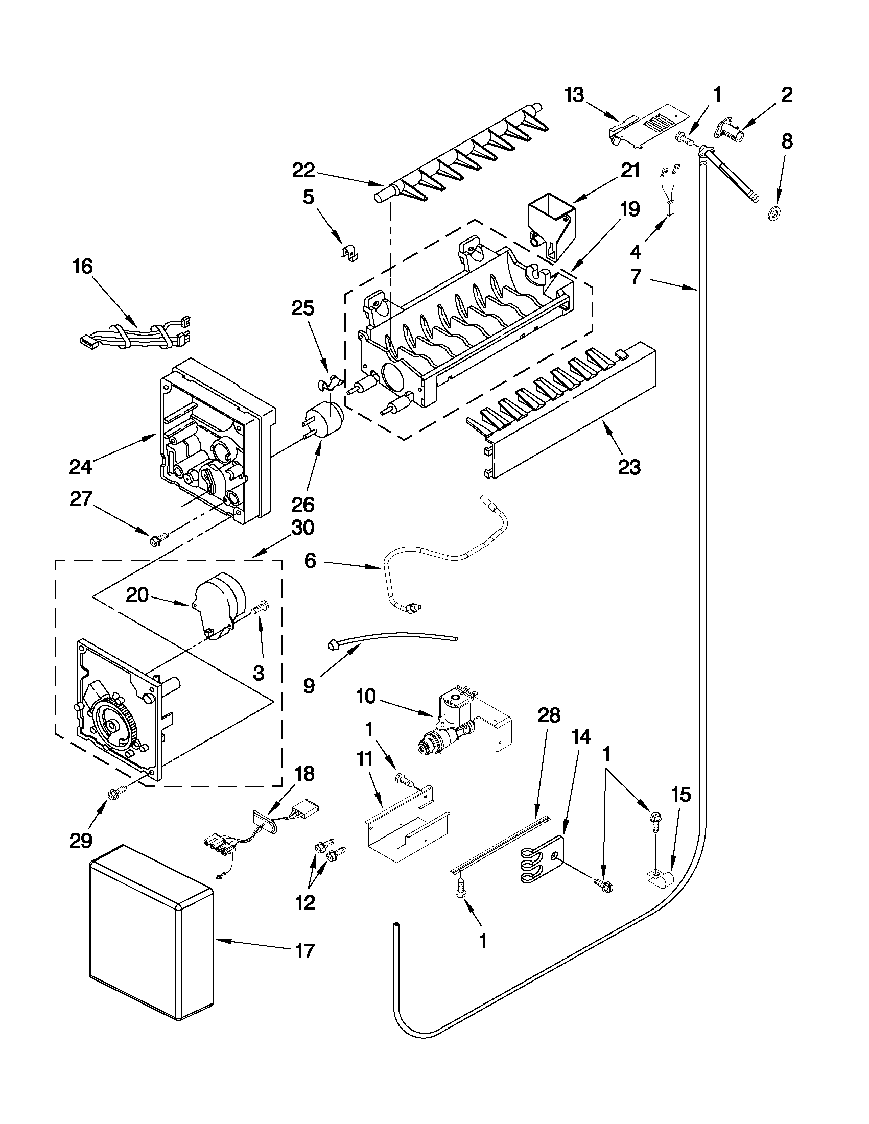 Icemaker parts