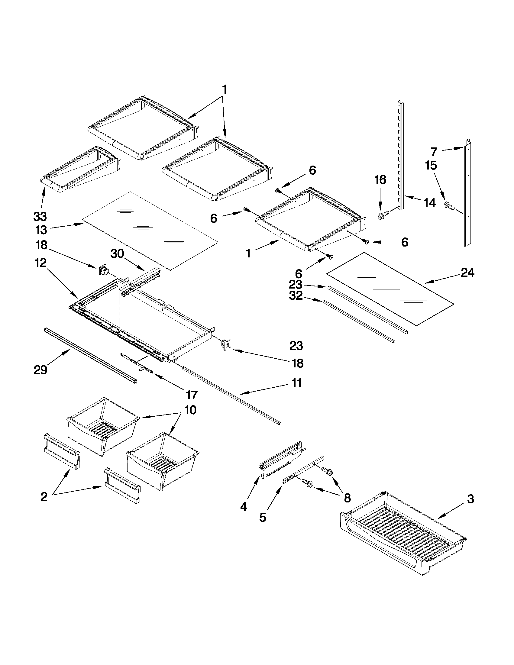 Shelf parts