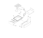 Jenn-Air JDS8850CDS02 drawer and rack parts diagram