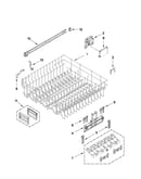 Upper rack and track parts