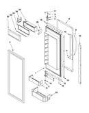 Refrigerator door parts