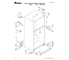 Amana A9RXNGFYW00 cabinet parts diagram