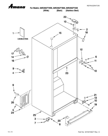 Cabinet parts