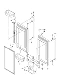 Refrigerator door parts