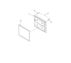 Jenn-Air JFC2089WEM7 freezer door parts diagram