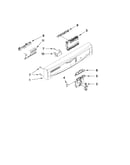 Control panel and latch parts