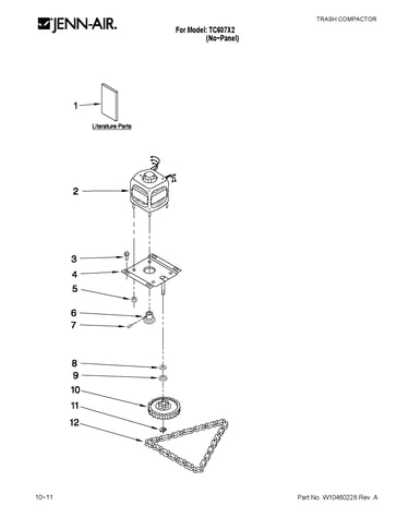Motor and drive parts