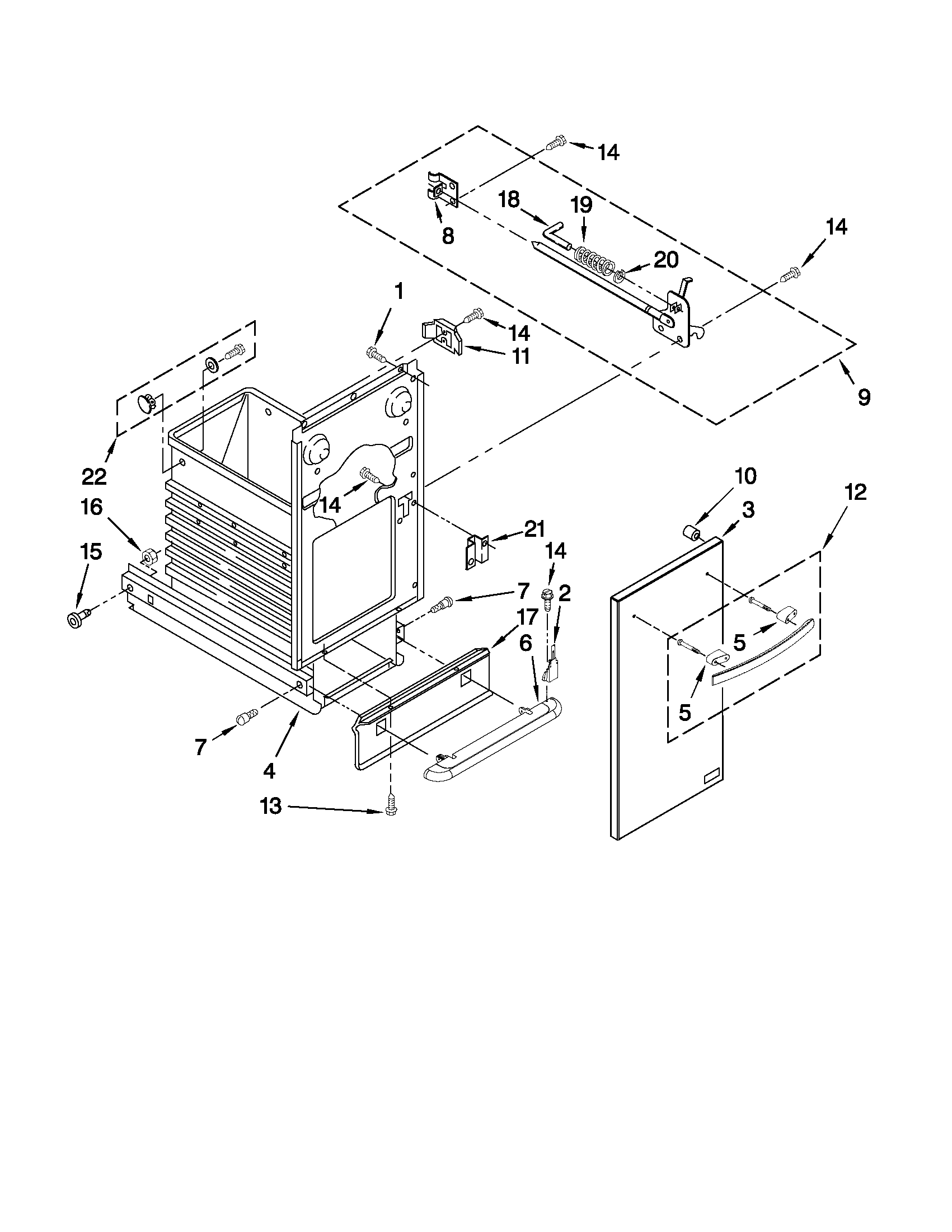 Container parts