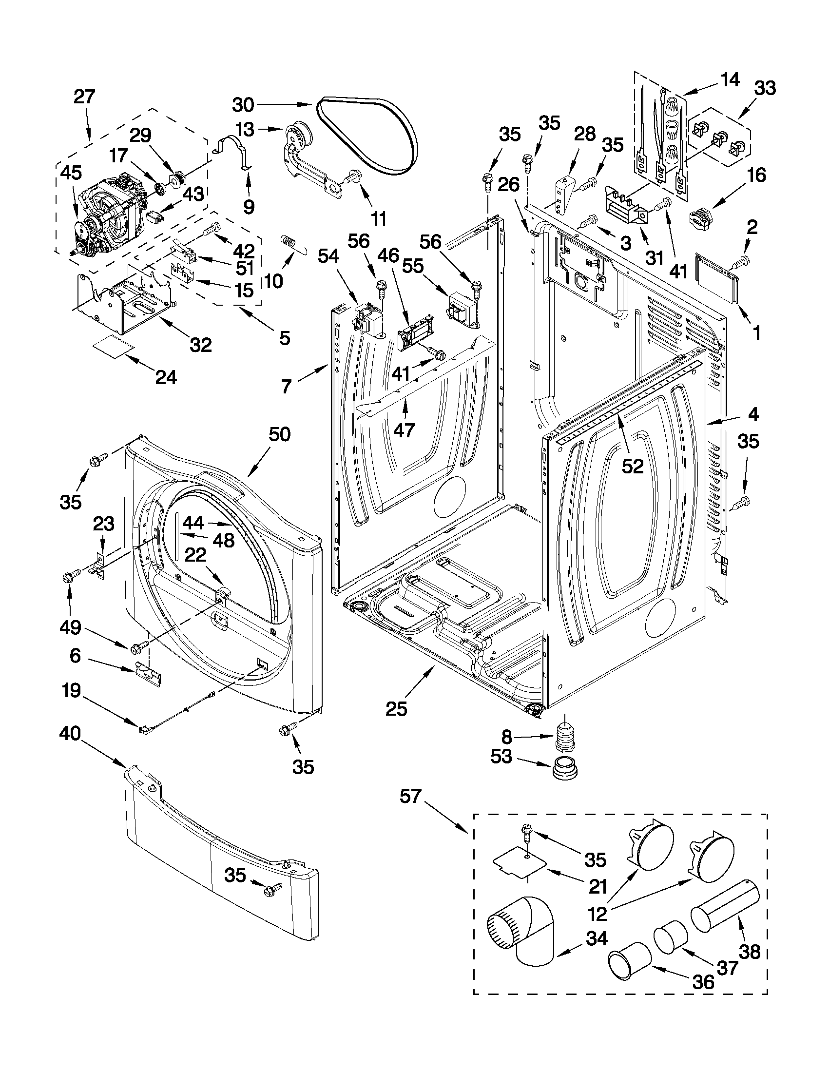 Cabinet parts