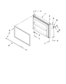 Freezer door parts