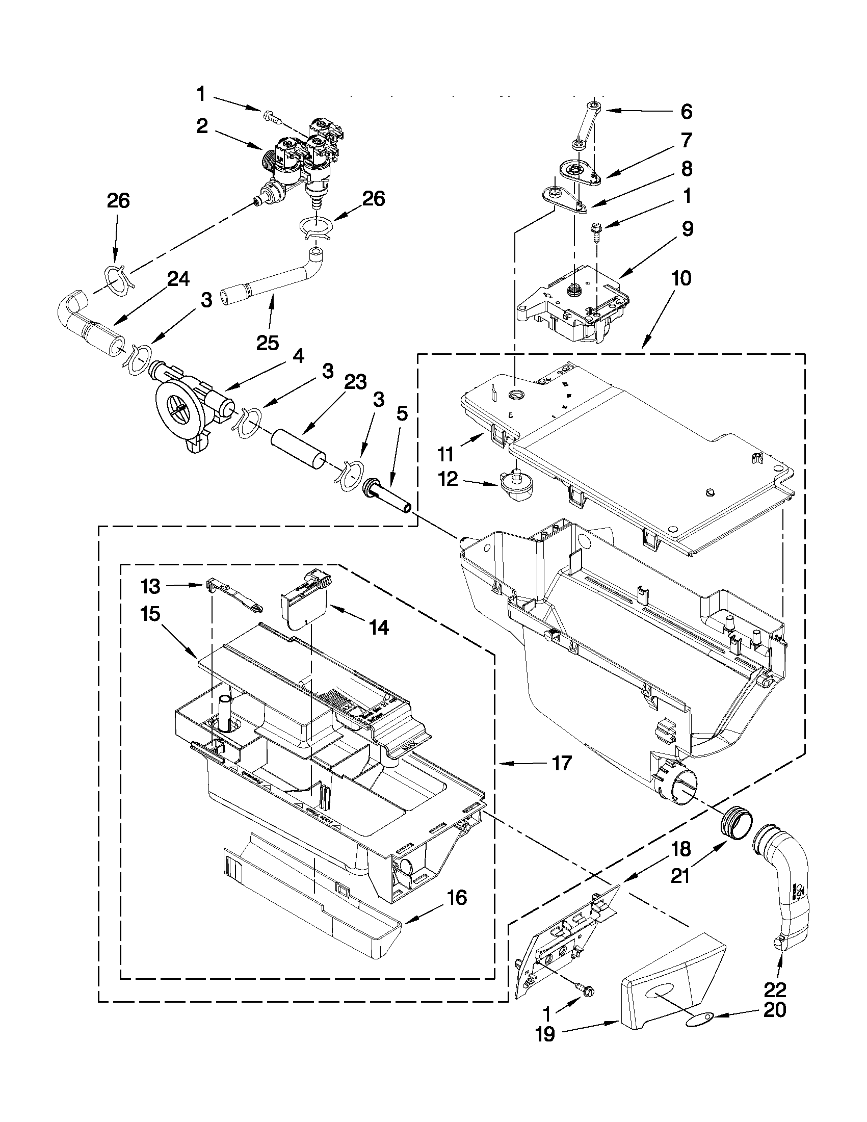 DISPENSER PARTS