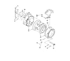 Whirlpool WFW9550WR01 tub and basket parts diagram