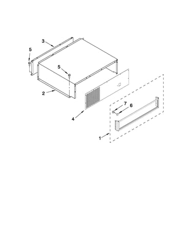 Top grille and unit cover parts