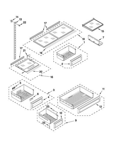 Shelf parts