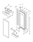 Refrigerator door parts