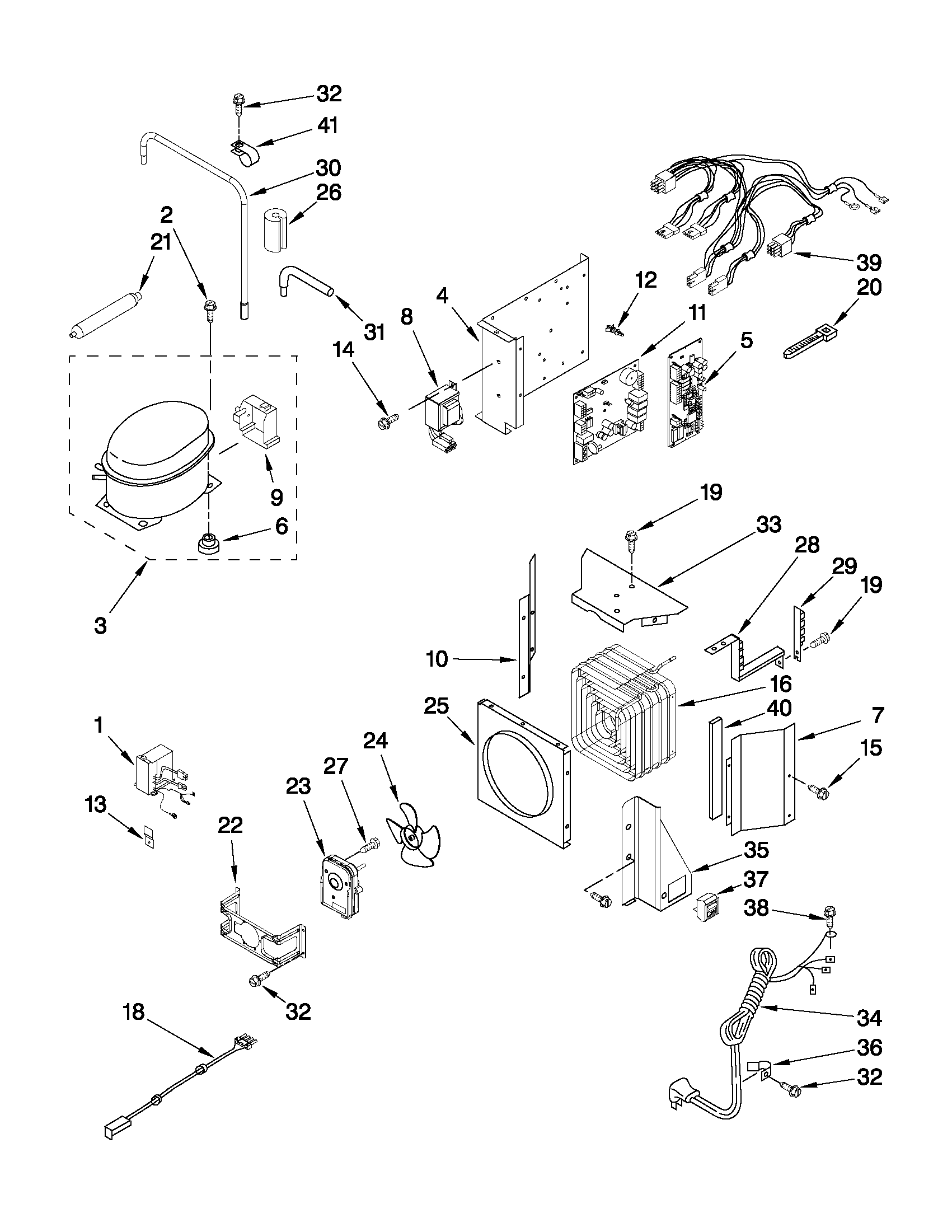 Upper unit parts