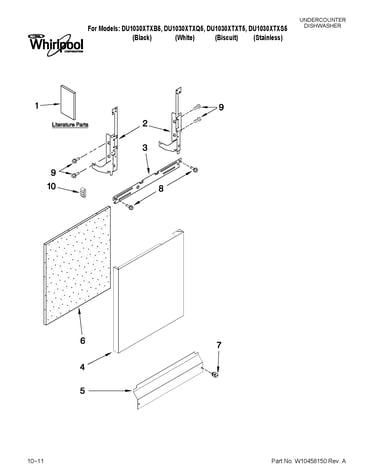 Door and panel parts