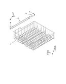 Upper rack and track parts