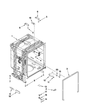 Tub and frame parts