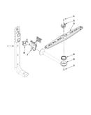 Upper wash and rinse parts