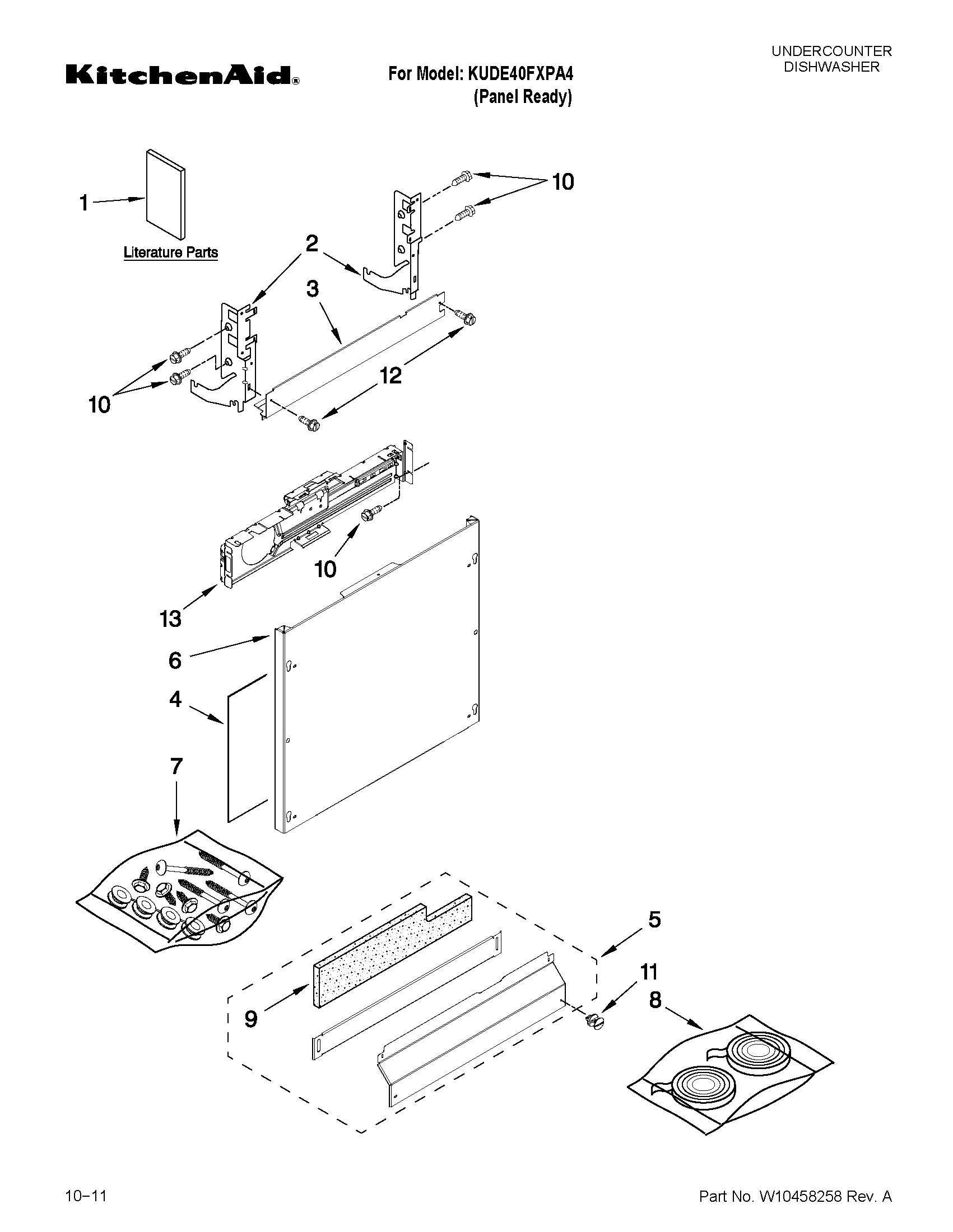 Door and panel parts
