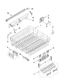 Upper rack and track parts