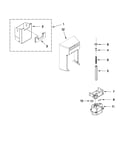 Motor and ice container parts