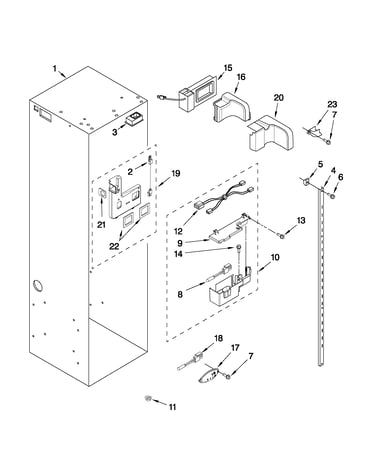 Refrigerator liner parts