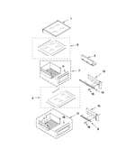 Refrigerator shelf parts