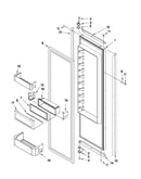 Refrigerator door parts