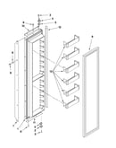 Freezer door parts