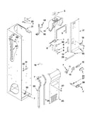 Freezer liner and air flow parts